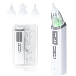 TopQuaFocus Nasal Aspirator for Adult & Baby Effective Nose Sucker for Quick Relief Ideal Nasal Suction for Babies and Toddlers 3 Silicone Tips Adjustable Suction Level – Lavage Care System