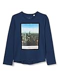 Mit luftigem Jersey TOM TAILOR Jungen Langarmshirt T-Shirt, Dress Blues Blue, 176