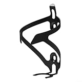 Portabidón de aleación de aluminio para ciclismo y accesorio ligero para bicicleta (negro)