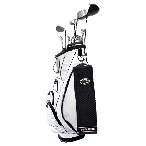 Image of Team Golf NCAA Penn State Nittany Lions Embroidered Golf Towel Embroidered Golf-Towel, Checkered Scrubber Design, Embroidered-Logo (Pack of 6)