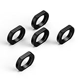New Journey Essential Jam Nut 1/2x28,5/8x24 Steel Black 5 Pack (1/2x28)