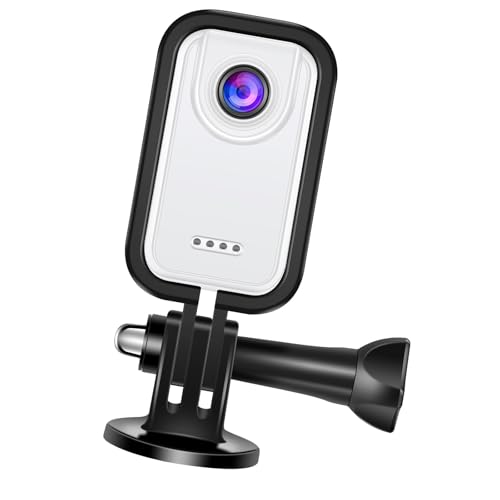Caméra athlétique de poche 1080p avec mini écran de 3,6 cm et fixation pour cyclisme actif