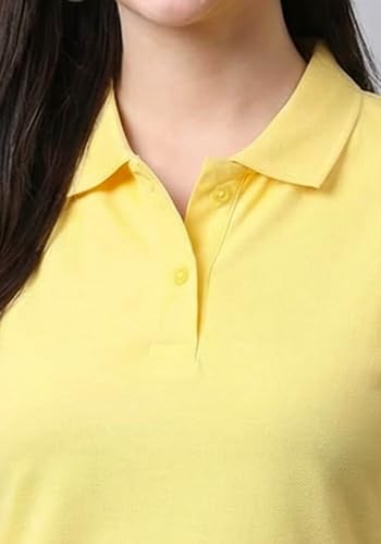 Image of Wear Your Opinion Womens Polo Collar Neck T-Shirt Top (Design: Solid)