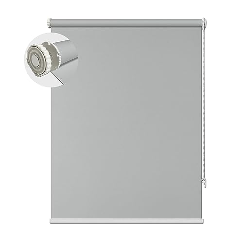 FHSBlinds ���[���X�N���[�� �˂����莮 FHSBlinds ���[���J�[�e�� �������s�v �P���Ռ� ���ς莮 �I�[�_�[���C�h �ՔM �`�F�[���� UV�J�b�g �h�� ��35~230cm/��?300cm FS-MLS-KAOLA �O���[ ��120*��2