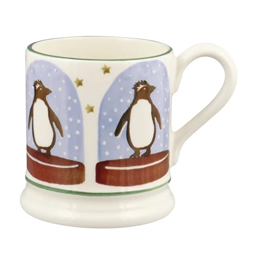 Emma Bridgewater Penguin Snow Globe 1/2 Pint Mug