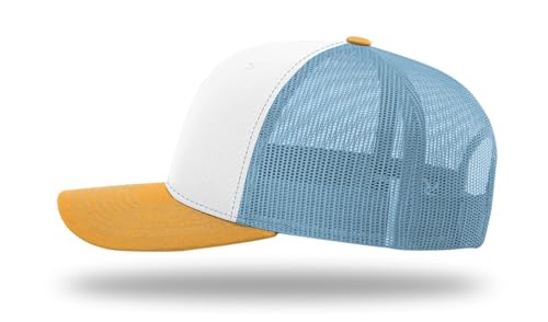Image of Richardson 112 Trucker Hat - Premium Adjustable Snapback Hat - Structured Six Panel Richardson Blank Caps