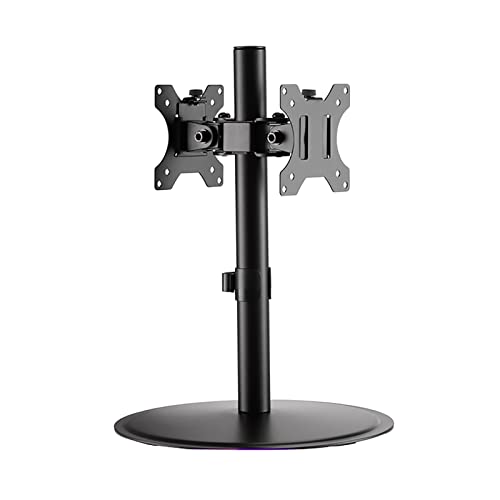Support de table pour téléviseur double écran sans perçage et ajustement fixe