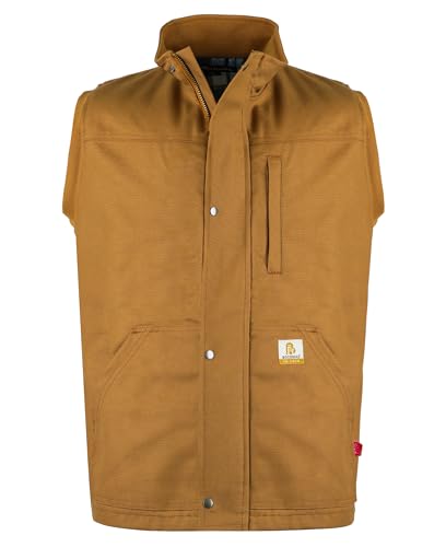 Image of BOCOMAL FR Vest Insulated Flame Resistant Duck Light Water/Rain Repellent and Oil Resistant.
