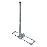 Koscom Dachsparrenhalter ZHQ 18/110 | Steckmast 110cm | Mastdurchmesser 48mm | Für Sat Spiegel bis...