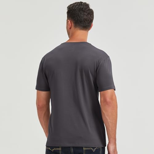 Image of netdraw Men's Ultra Soft Bamboo Viscose Cotton T-Shirt S-3XL | Moisture Wicking, Lightweight, Cool-Touch, Everyday Casual, Lounge, Sleep & Undershirt