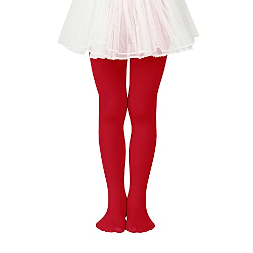 Image of Zando Ballet Tights for Girls - Ultra Soft Girls Dance Tights Elastic Ballet Footed Halloween Tight Girl for Daily School