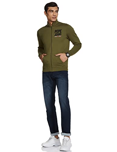Image of Pepe Jeans Men Cotton Round Neck Sweatshirts