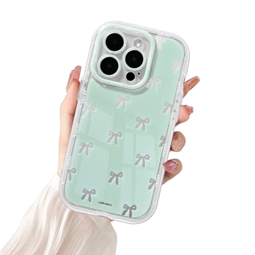 Coque iPhone 13 Pro motif nœud papillon mignon esthétique