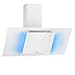 Produktbild Klarstein Eleonora - Kopffreie Dunstabzugshaube, EEK A++, Abluftleistung: 426 m³/h, Touch Control, RGB-Ambiente-Farbe, 60 dB, Umluft und Abluft, LED Beleuchtung, Fettfilter, 90 cm, weiß