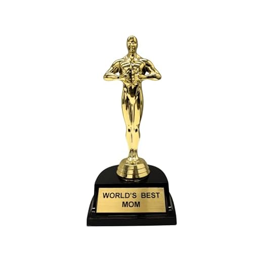 World's Best Mom 7" Trophy Award – Premium Gift with Weighted Base