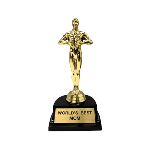 World's Best Mom 7' Trophy Award – Premium Gift with Weighted Base
