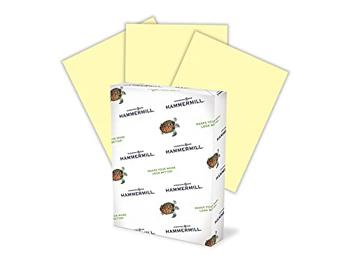 Image of Hammermill Colors Canary, 20-Pounds, 11x17, Ledger, 500 Sheets /1 Ream (102152R)