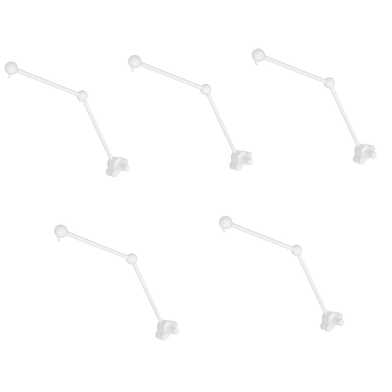 Toyvian 5stücke Cloud Mobile Halterung Für Babybett Höhenverstellbar Stabiler Holzarm Für Spieluhren Dekorative Wickeltisch-Dekoration Einfach Zu Montieren Für Entspannende