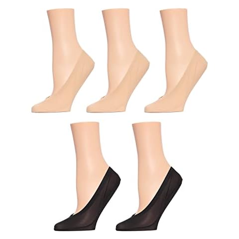 MeMoi Women's No Show Liner Socks Cover