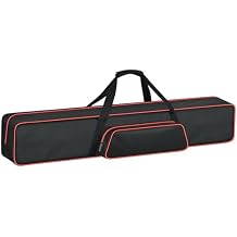 Pole Saw Bag for WORX/for DEWALT/for Greenworks/for EGO Power+/for BLACK+DECKER Electric Telescoping ChainSaw, Cordless Power Saw Storage Case for Extension Tree Trimmer AttachmentBox Only-Red