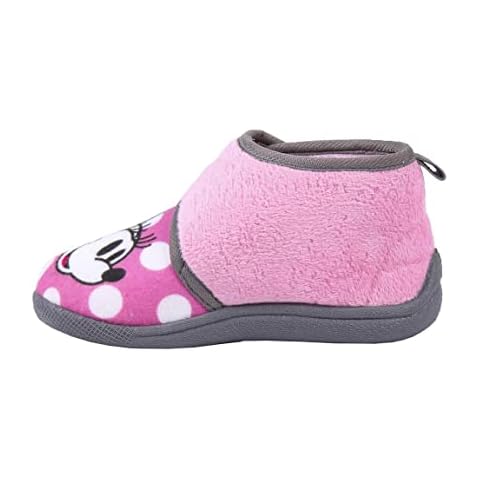 CERDÁ LIFE'S LITTLE MOMENTS, Zapatilla Bota para Casa de Minnie-Licencia Oficial Disney, Rosa Cover
