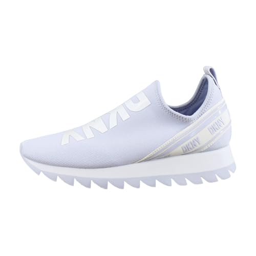 Image of DKNY Women's Abbi Knit Slip on Sneaker with Logo