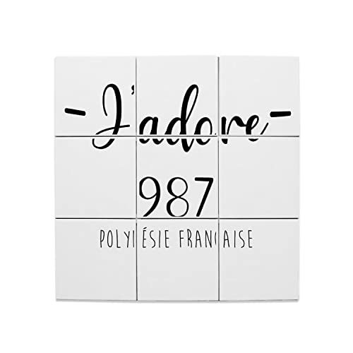 Carreaux céramique Polynésie pour personnaliser un mur blanc terne