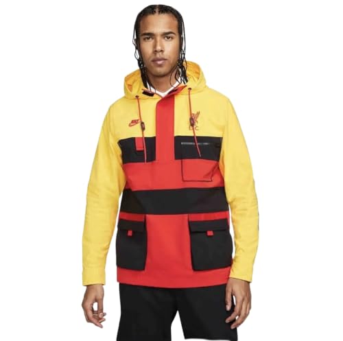 Liverpool Nike レッドオールウェザージャケット Nike Liverpool FC Sport Essentials Windrunner Men's Soccer