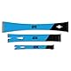 OX Tools 3-teiliges handliches Stangen-Set – 14,1 cm flache Hebelstange, 19,1 cm flache Hebelstange, 24,1 cm Trimm-Stemmeisen