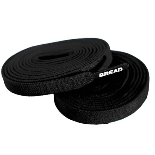 Image of Bread Elastic Shoelaces - Tie Once, Slip On Convenience - Premium Stretch Laces for Boots, Running Shoes, and Everyday Wear