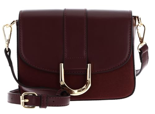 Nellim Crossbag SEIDENFELT MANUFAKTUR Oxblood Gold sac rouge bordeaux