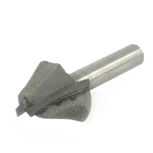Sourcingmap Straight Shank Metal Round Nose Router Bit Tool 1/4" x 7/8" for Woodworking
