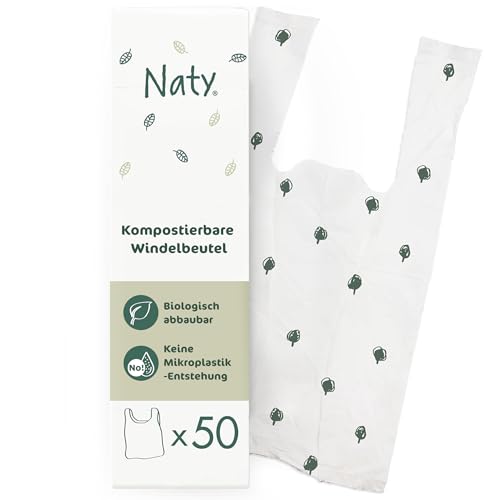 Naty Baby Windelbeutel mit Henkeln, 50 Stück – Ansicht 1