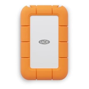 Seagate Rugged Mini externe SSD 4TB, 40 Gb/s, 2.000 MB/s,kompatibel mit PC / Mac / iPad / Thunderbolt 4 u. 3, inkl. 3 Jahre Rescue Service, Modellnr.: STMF4000400