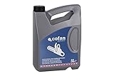Cofan Aceite especial para cadenas de motosierras | Lubricación continua de cadenas de corte | Protección contra el desgaste | Envase de 1 y 5 Litros