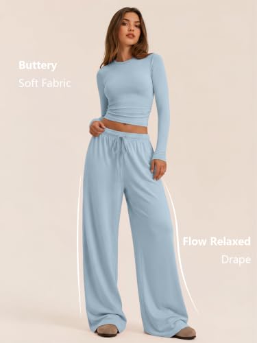 Image of Trendy Queen Women's 2 Piece 2026 Fall Fashion Lounge Set with Pockets