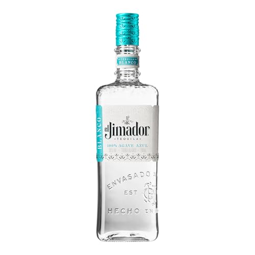 El Jimador Blanco Tequila 70 cl | 100% Blue Agave | Award Winning | Smooth Crisp and Perfect For Margarita & Paloma Cocktails | 38% ABV | Packaging May Vary