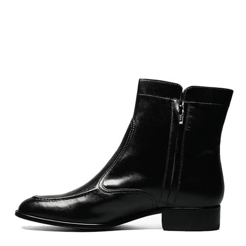Image of Florsheim Essex Zip Boot Black Leather Mens Dress 17074-01 | Dress Boots
