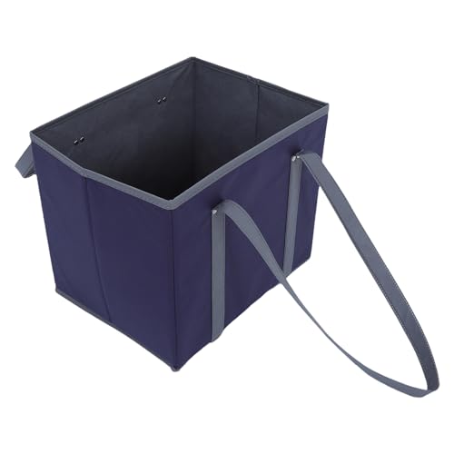 LABRIMP Cabas Réutilisable Grand Format avec Poignées Longues à Provisions Robuste Forme Boîte Autoportante pour Courses Sorties et Festivals