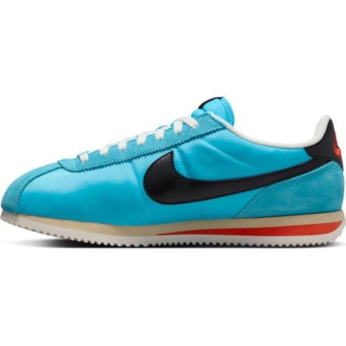 Nike Cortez Textile Men's Shoes (HF0263-401, Baltic Blue/Team Gold/Picante Red/Black) Size 10.53