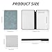 Reusable A5 Dry Erase Notebook Include a Wipeable Pen and Rag,9.4x6.5 Inch Erasable Notebook Whiteboard Notebook,Wipeable Notebook PU Hardcover for Office and Taking Notes(Light Cyan)