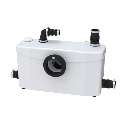 SFA - Tritarifiuti, Plus Silence, con vasca grande, per evacuare WC/bagno, 400 W