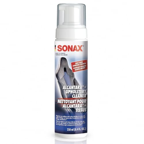 SONAX Upholstery & Alcantara Cleaner Foam, Car Interior Clea...