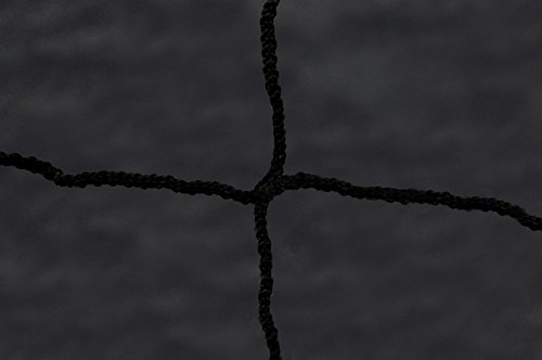 Netsportique Red de fútbol Profesional Box (7,3 x 2,4) 4,5mm Negro