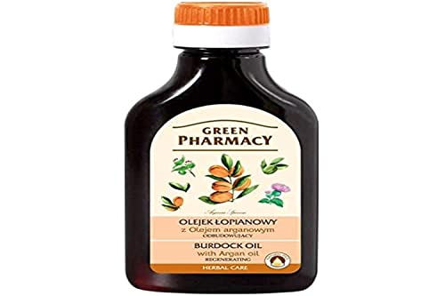 Aceite de Raiz Bardana y Argán . Regenerador capilar 100 ml. Green Pharmacy