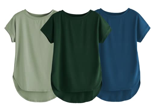 Image of Fabricorn Stylish Plain Up and Down Cotton Tshirt for Women