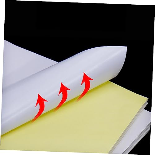 Papier étiquette Mikikit 100 pièces autocollant blanc mat qualité supérieure