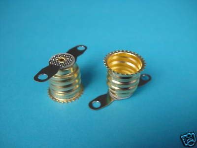 Gimax Light Bulb Screw Base Panel E12 Socket Lionel E12 1000PCS