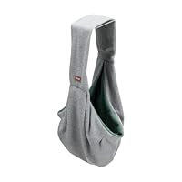 TRIXIE Fronttasche Soft – Tragetasche für Welpen & kleine Hunde – optimaler Körperkontakt – integrierte Kurzleine – Polyester Baumwolle – 22 × 20 × 60 cm