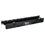 Tripp Lite Rack Enclosure Horizontal Cable Manager Steel with Finger Duct 1URM SRCABLEDUCT1UHD,...